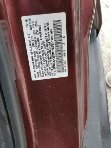 2016 HONDA ODYSSEY SE