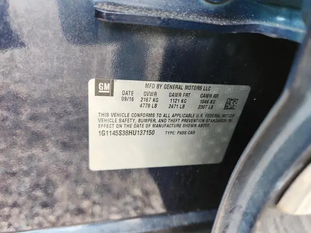 2017 CHEVROLET IMPALA PREMIER  