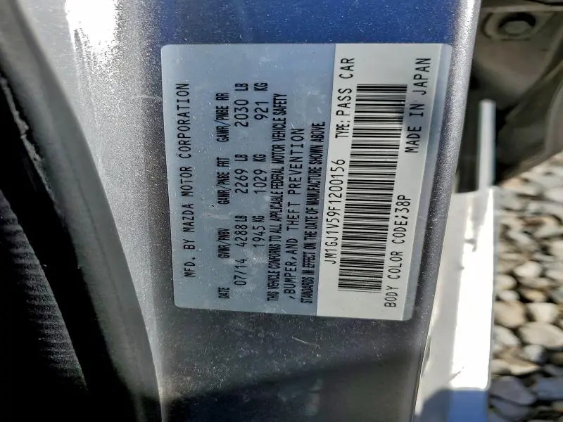 2015 MAZDA 6 TOURING  