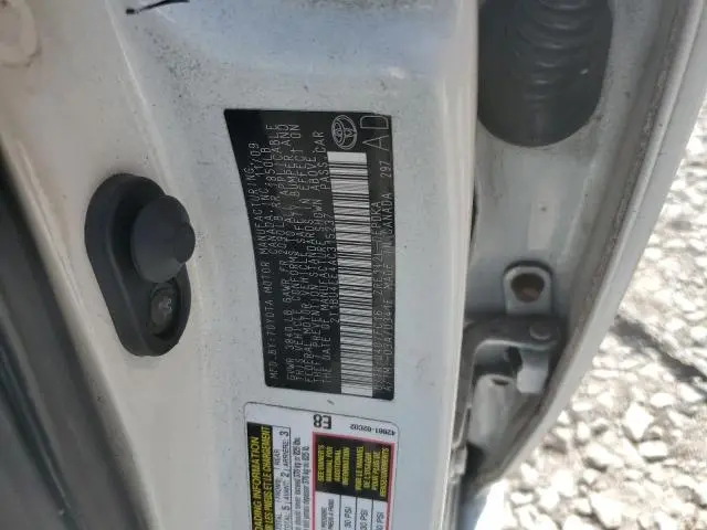 2010 TOYOTA COROLLA BASE  