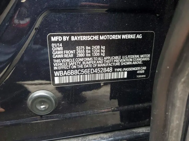 2014 BMW 640 XI GRAN COUPE  