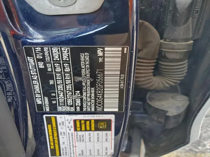 2016 MERCEDES-BENZ GLC 300 4MATIC  