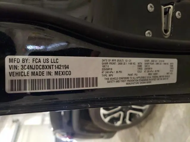 2022 JEEP COMPASS LIMITED  