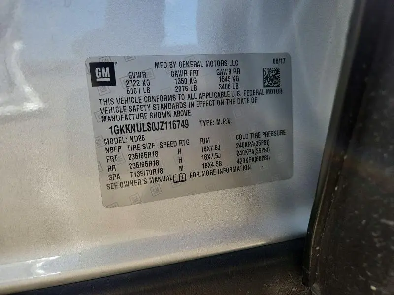 2018 GMC ACADIA SLT-1  