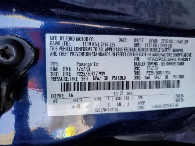2017 FORD C-MAX SE  