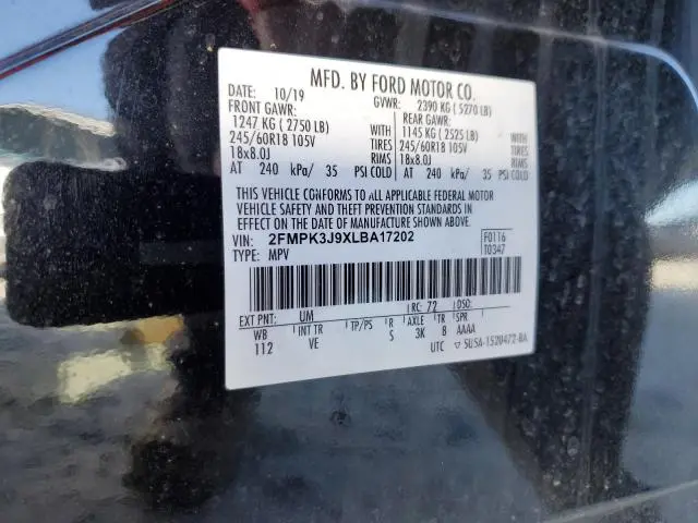 2020 FORD EDGE SEL
