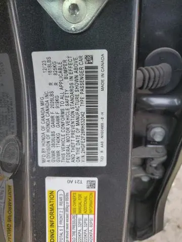 2024 HONDA CIVIC LX  
