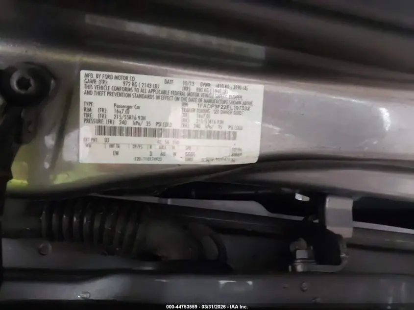 2014 FORD FOCUS SE