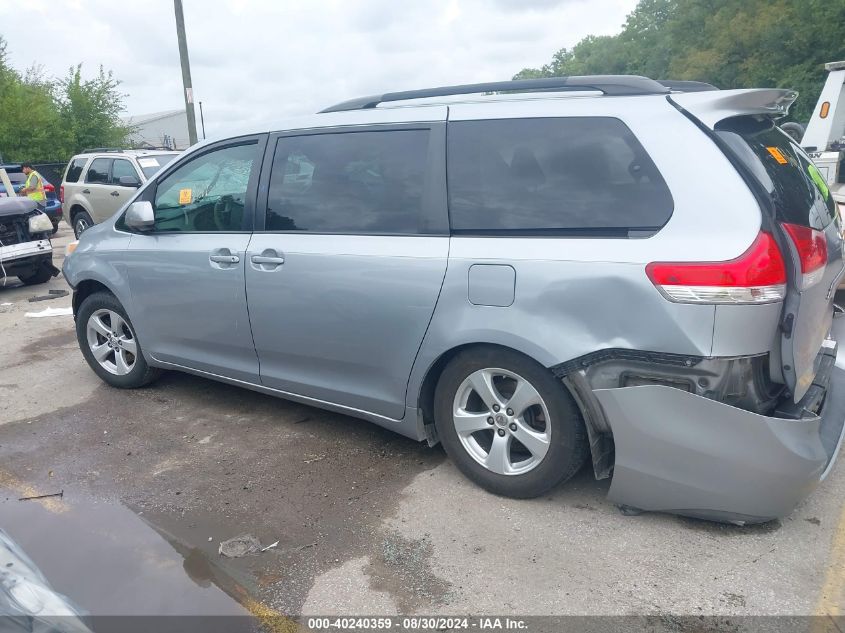 2014 TOYOTA SIENNA LE V6 8 PASSENGER