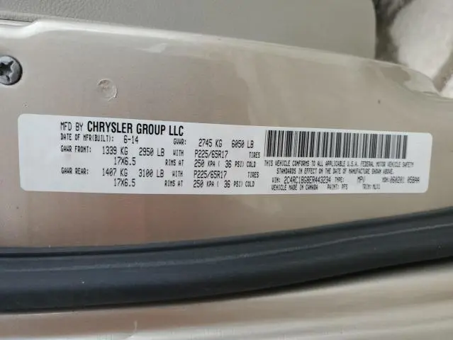2014 CHRYSLER TOWN & COUNTRY TOURING  