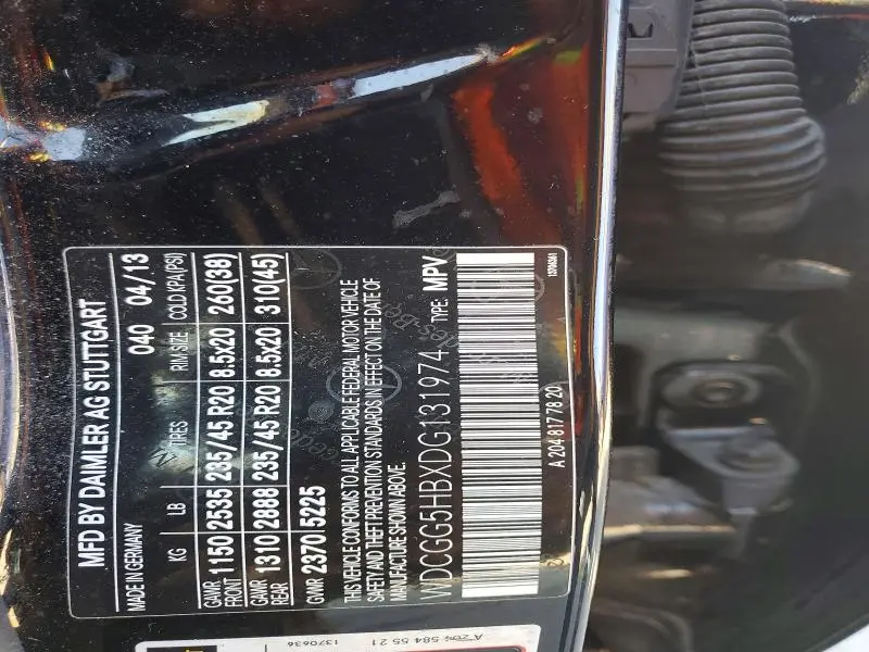 2013 MERCEDES-BENZ GLK 350  