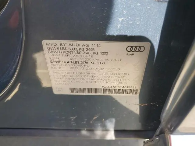 2015 AUDI Q5 PREMIUM PLUS  