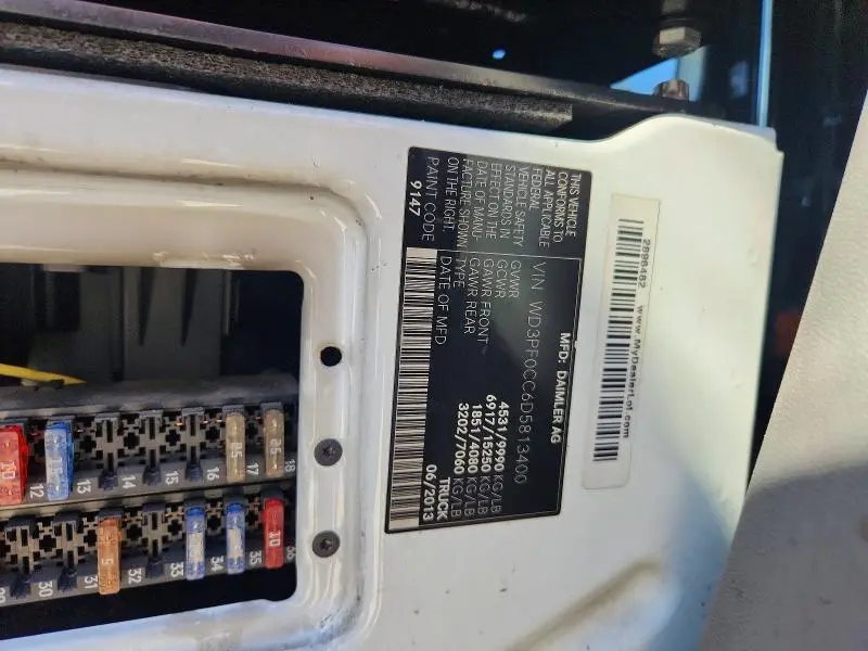 2013 MERCEDES-BENZ SPRINTER 3500  