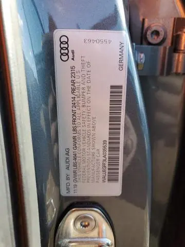 2020 AUDI A3 S-LINE PREMIUM PLUS