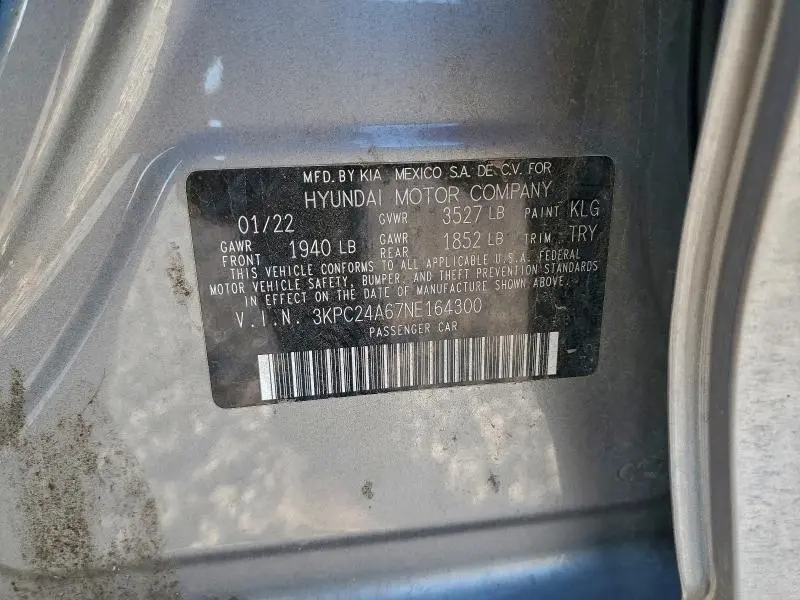 2022 HYUNDAI ACCENT SE  