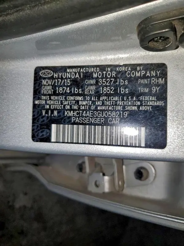 2016 HYUNDAI ACCENT SE  