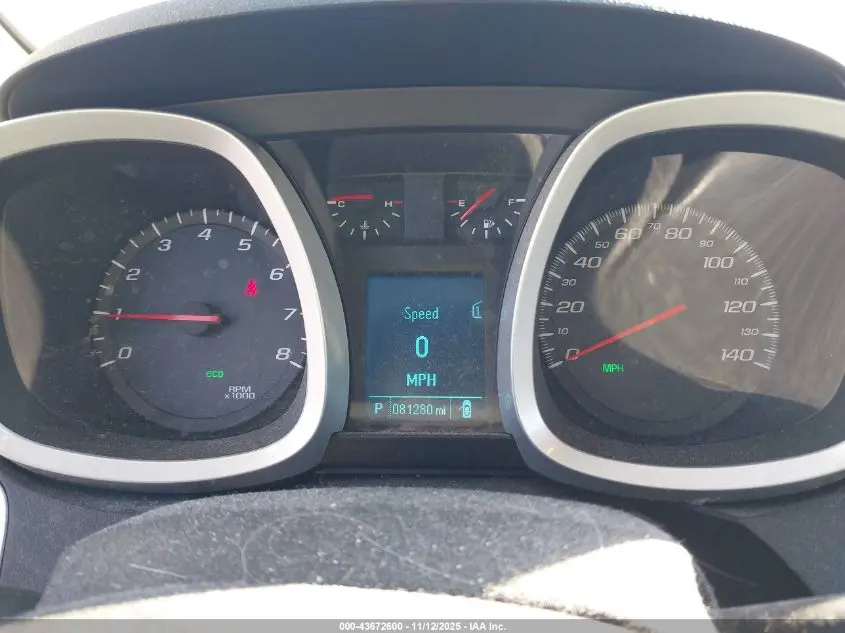 2012 CHEVROLET EQUINOX 2LT