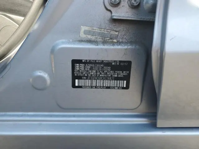 2012 SUBARU IMPREZA PREMIUM  