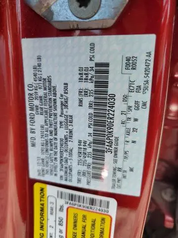 2014 FORD FUSION TITANIUM  