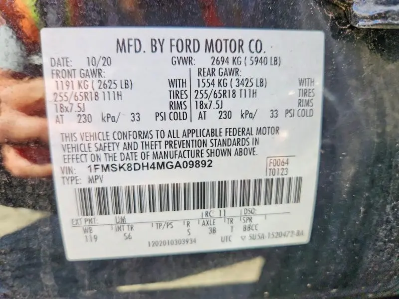 2021 FORD EXPLORER XLT  