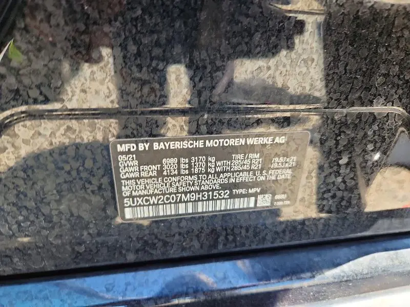 2021 BMW X7 XDRIVE40I  
