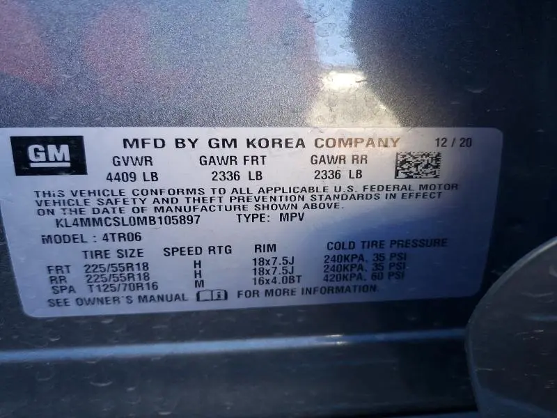2021 BUICK ENCORE GX PREFERRED  