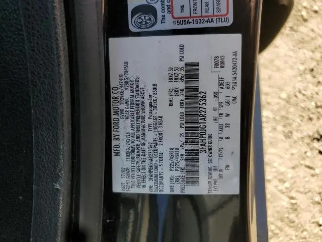 2010 FORD FUSION SEL  