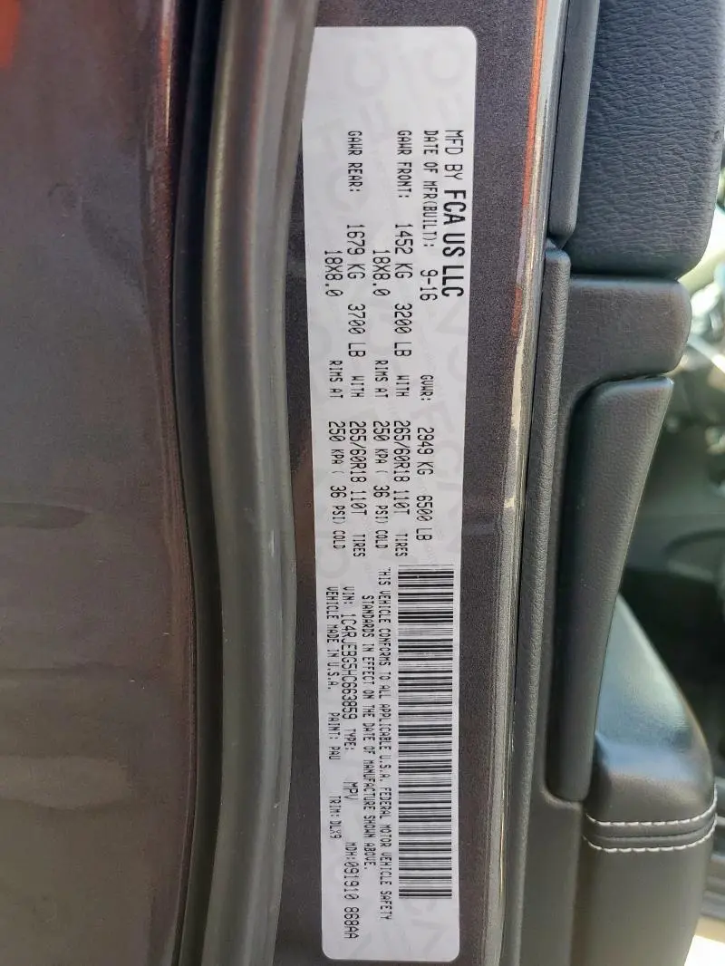 2017 JEEP GRAND CHEROKEE LIMITED  