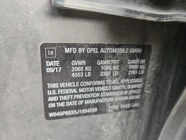 2018 BUICK REGAL ESSENCE  