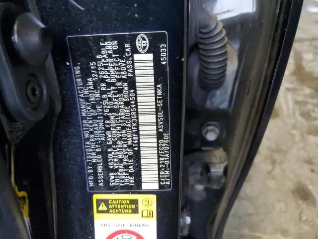 2016 TOYOTA CAMRY LE