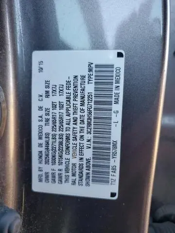 2015 HONDA CR-V EX  