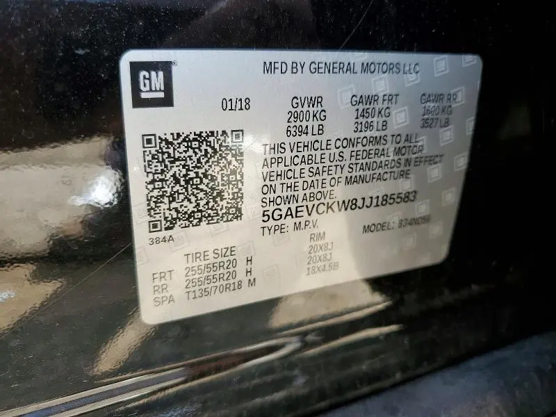 2018 BUICK ENCLAVE AVENIR  