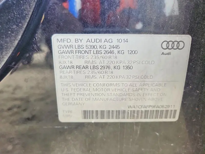 2015 AUDI Q5 PREMIUM  