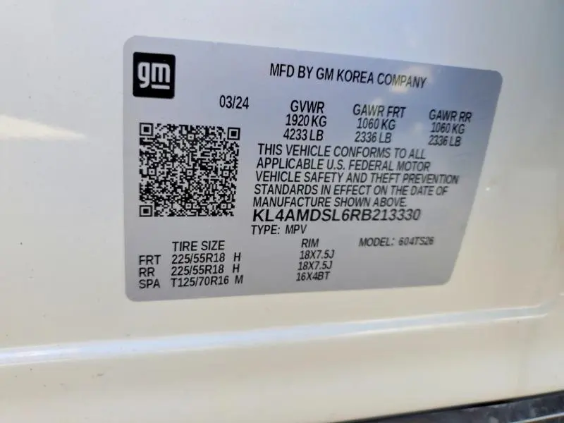 2024 BUICK ENCORE GX SPORT TOURING  