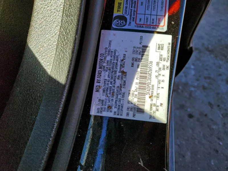 2010 FORD FUSION HYBRID  