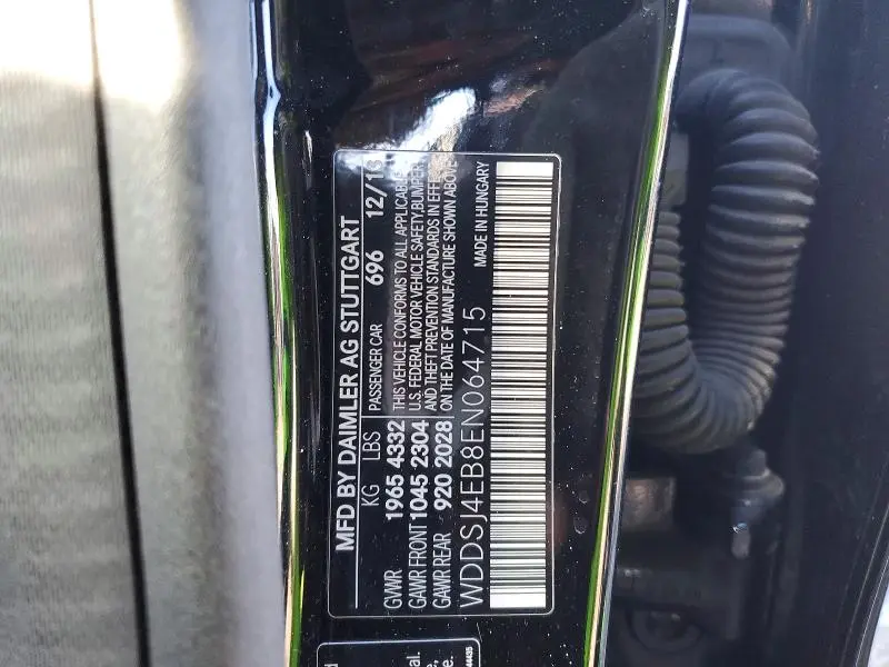 2014 MERCEDES-BENZ CLA 250  