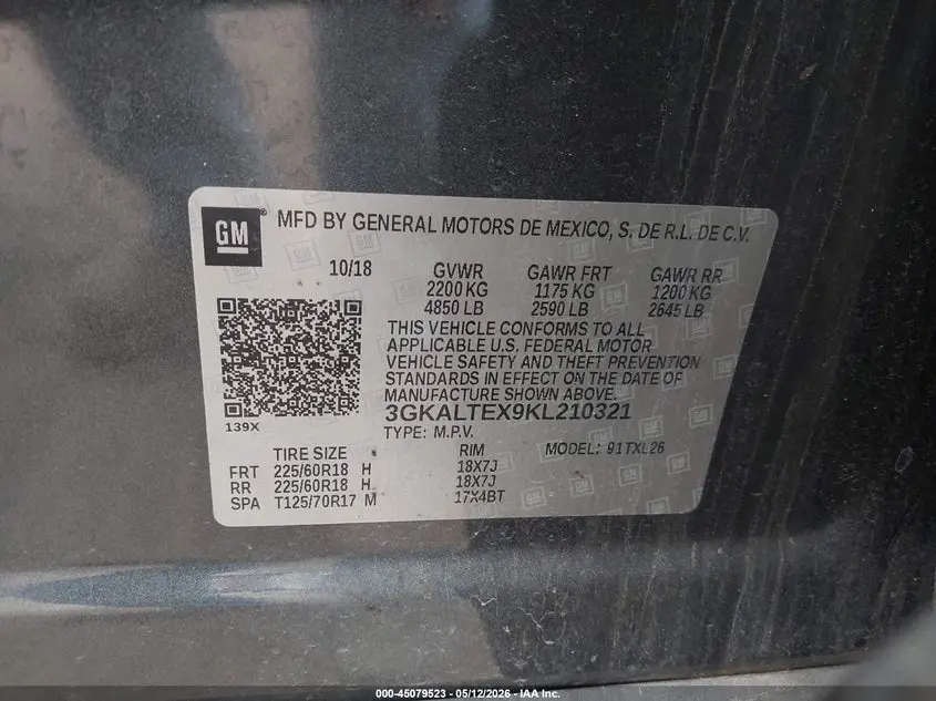 2019 GMC TERRAIN SLE