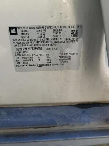 2015 CADILLAC SRX LUXURY COLLECTION  