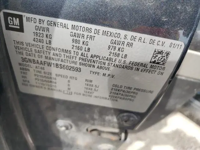 2011 CHEVROLET HHR LS  