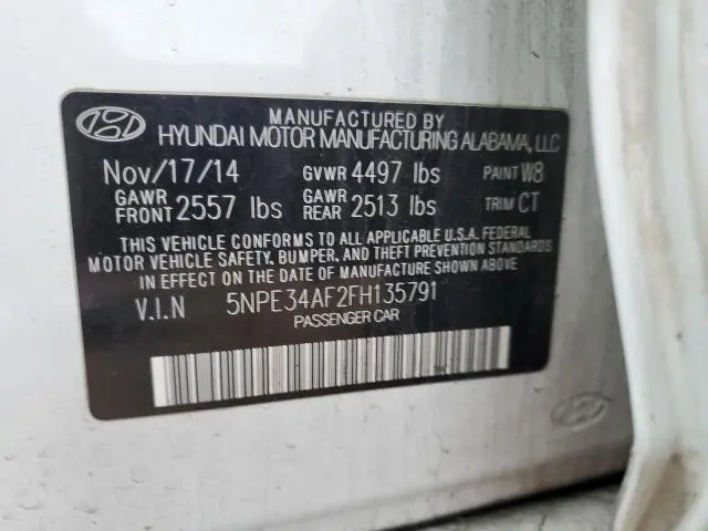 2015 HYUNDAI SONATA SPORT
