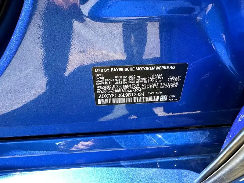 2020 BMW X6 M50I  