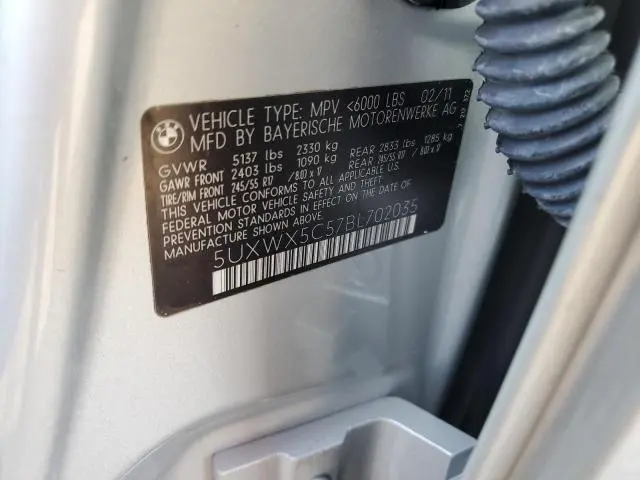 2011 BMW X3 XDRIVE28I  