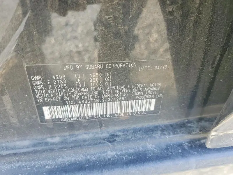 2018 SUBARU IMPREZA PREMIUM  