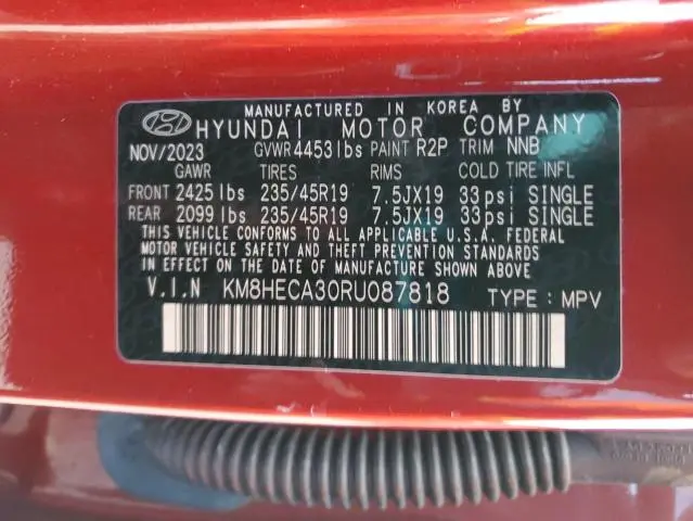 2024 HYUNDAI KONA LIMITED  