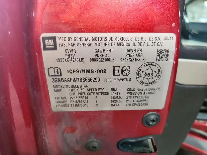 2011 CHEVROLET HHR LS  