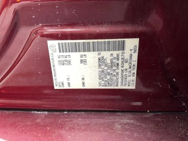 2017 NISSAN MAXIMA 3.5S  