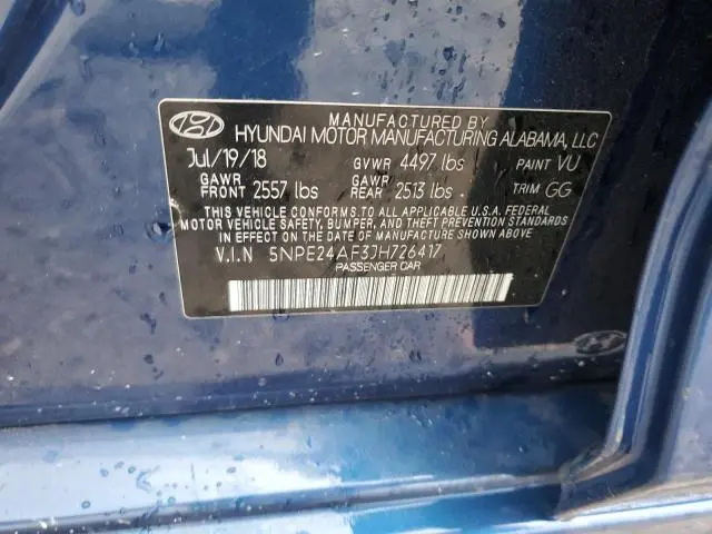 2018 HYUNDAI SONATA SE  