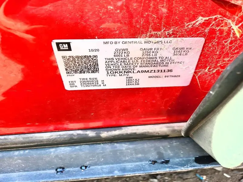 2021 GMC ACADIA SLE  
