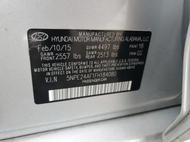 2015 HYUNDAI SONATA SE