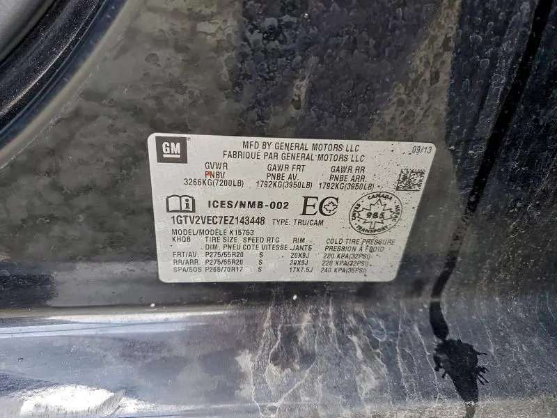 2014 GMC SIERRA K1500 SLT  